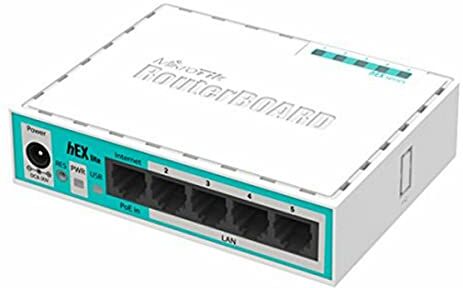 Mikrotik hEX lite Collegamento ethernet LAN Bianco