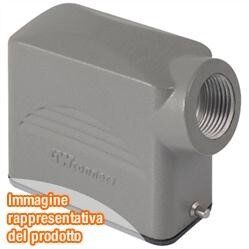 Gewiss GW77477 multipôle Connector Housing (Cappuccio standard 16 a 66 mm di 16 mm in acciaio inox)