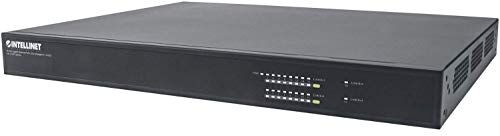 Intellinet 561433 8 Porte Gigabit Ethernet Poe+ Web gestito, 2 Porte uplink SFP Layer2+ 19