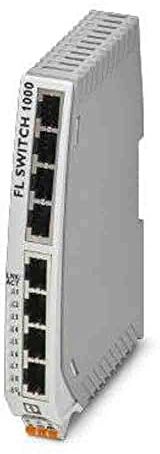 Phoenix FL SWITCH 1108N Industrial Switch Ethernet stretto, 8 porte RJ45 da 10/100/1000 Mbps su tutte le porte