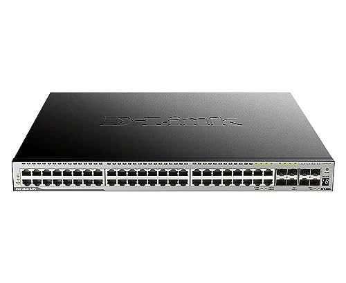 D-Link DGS-3630-52PC/SI switch di rete Gestito L3 Gigabit Ethernet (10/100/1000) Nero, Grigio Supporto Power over Ethernet (PoE)