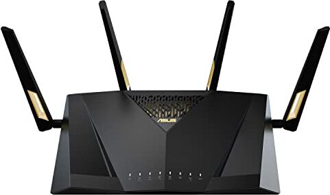 Asus Router da gioco WLAN RT-AX88U Pro (AX6000 WiFi 6 Standard, MU-MIMO, OFDMA, AiProtection, motore di gioco, QoS adattivo, 8x Gigabit, USB 3.1)