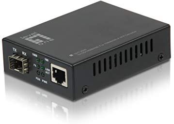 LevelOne GVT-2000 convertitore multimediale di rete 1000 Mbit/s Modalità multipla Nero