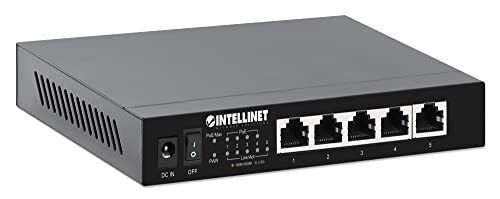Intellinet 561921 Ethernet Switch Poe+ 5 Porte 2.5G Nero