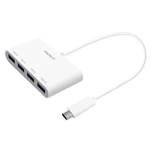Macally UCHUB4 Hub USB-A a 4 porte per MacBook, MacBook Pro