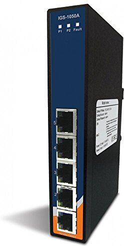 Intellinet EMACHINE I-SWHUB IND-719 Unmanaged Ethernet Switch Gigabit 5 porte 10/100/1000Base-T (X) Slim