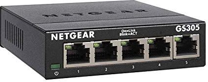 Netgear 5PT GIGE Unmanaged SW 300-Series (versione UK)