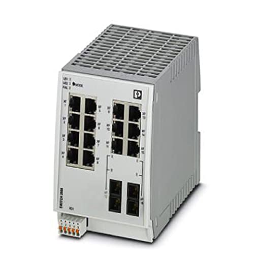 Phoenix Switch gestito 2000, 14 porte RJ45 10/100 Mbit/s, 2 SC-Singlemode 100 Mbit/s, classe di protezione: IP20, PROFINET ConPerformance-Class B