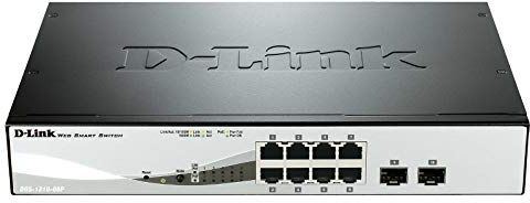 D-Link DGS-1210-08P Smart Switch Gestito, 8 Porte Gigabit, PoE