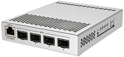 Mikrotik CRS305-1G-4S+in switch di rete Gestito Gigabit Ethernet (10/100/1000) Supporto Power Via ce Port (PoE) Bianco