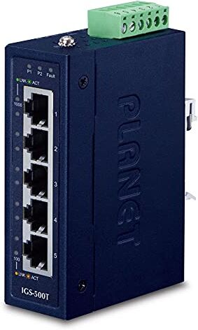 Planet IGS-500T Switch di Rete No gestito L2+ Gigabit Ethernet (10/100/1000) Nero