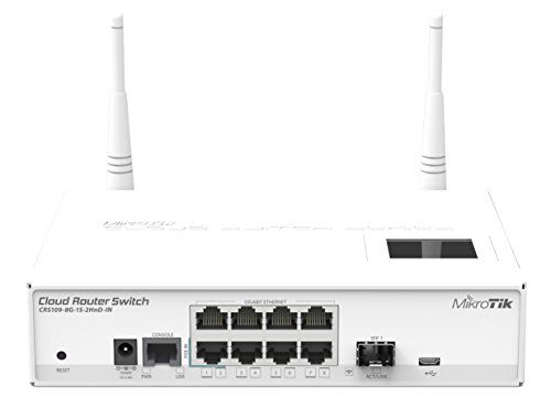Mikrotik CRS109-8G-1S-2HnD-IN L3 Gigabit Ethernet (10/100/1000) Bianco Supporto Power over Ethernet (PoE)