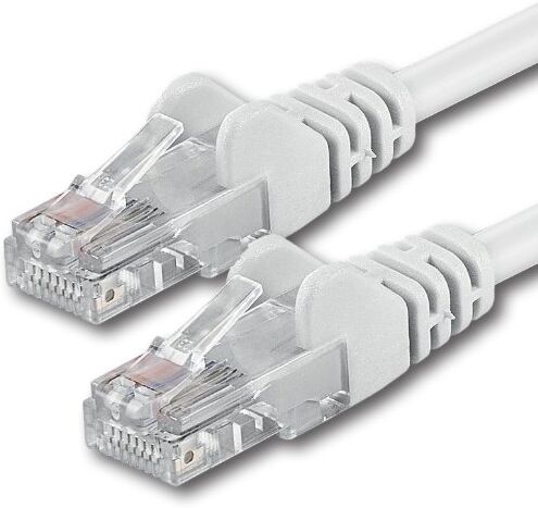 1aTTack.de 7,5m bianco 1 pezzo Rete Cavi Cat6 CAT 6   250MHz   non contiene alogeni   compatibile con CAT 5e / CAT6a / CAT7   10 / 100 / 1000 / 10000 Mbit / s   per switch, router, modem, Patchpannel, Access Point, pannelli di permutazione