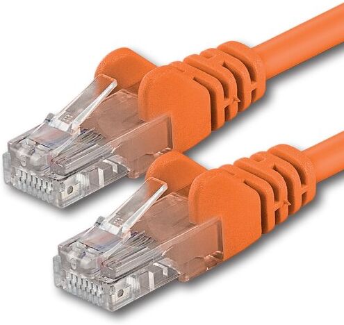 1aTTack.de 7,5m arancione 1 pezzo Rete Cavi Cat6 CAT 6   250MHz   non contiene alogeni   compatibile con CAT 5e / CAT6a / CAT7   10 / 100 / 1000 / 10000 Mbit / s   per switch, router, modem, Patchpannel, Access Point, pannelli di permutazione