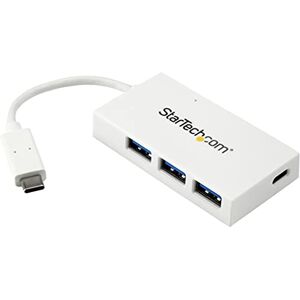 StarTech .com Hub USB-C a 4 porte USB 3.0 Perno e Concentratore USB Tipo C con 1x USB-C e 3x USB-A Bianco StarTech .com Hub USB-C a 4 porte USB 3.0 Perno e Concentratore USB Tipo C con 1x USB-C e 3x USB-A Bianco