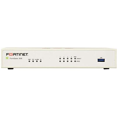 Fortinet Fortigate 30E 950Mbit/S Hardware Firewall Hardware Firewalls (950 Mbit/S, Ssl/Tls, Udp, Fortios,wired, Ethernet (Rj-45)) Fortinet Fortigate 30E 950Mbit/S Hardware Firewall Hardware Firewalls (950 Mbit/S, Ssl/Tls, Udp, Fortios,wired, Ethernet (Rj-45))