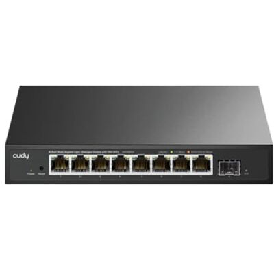 Cudy Switch Easy Smart a 8 Porte da 2,5 G con SFP+ da 10 G, HS108ES1 Cudy Switch Easy Smart a 8 Porte da 2,5 G con SFP+ da 10 G, HS108ES1