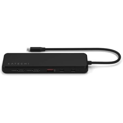 Satechi Adattatore Multiporta 13 in 1 USB C, 85W PD, HDMI, Ethernet Satechi Adattatore Multiporta 13 in 1 USB C, 85W PD, HDMI, Ethernet