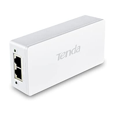 Tenda PoE Injector 30 W Gigabit, Alimentatore PoE, IEEE 802.3at Uscita 48-54 V, Alimentazione fino a 100 m, Plug and Play, Design Compatto, Per Telecamere IP, AP e VoIP (POE30G-AT) Tenda PoE Injector 30 W Gigabit, Alimentatore PoE, IEEE 802.3at Uscita 48-54 V, Alimentazione fino a 100 m, Plug and Play, Design Compatto, Per Telecamere IP, AP e VoIP (POE30G-AT)