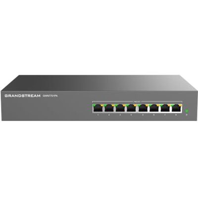 GrandStream GWN7701PA Switch non gestito a 8 porte, 8X PoE GrandStream GWN7701PA Switch non gestito a 8 porte, 8X PoE