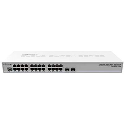 Mikrotik CRS326-24G-2S+RM switch di rete L2 Gigabit Ethernet (10/100/1000) Grigio Supporto Power over Ethernet (PoE) Mikrotik CRS326-24G-2S+RM switch di rete L2 Gigabit Ethernet (10/100/1000) Grigio Supporto Power over Ethernet (PoE)