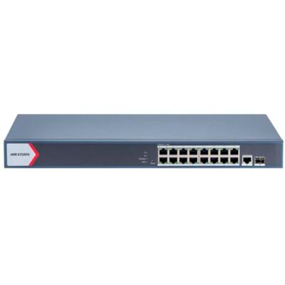 Hikvision Switch PoE 16 Portas Gigabit + 1 PoE DS-3E1518P-EI/M Hikvision Switch PoE 16 Portas Gigabit + 1 PoE DS-3E1518P-EI/M