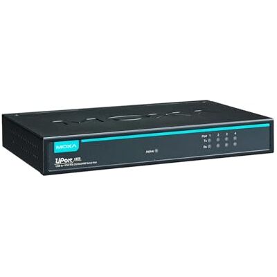 Moxa UPort 1450I Hub seriale da USB a 4 porte RS-232/422/485, USB 2.0 ad alta velocità, 921,6 Kbps, protezione ESD 15KV, protezione di isolamento ottico 2KV, Mini DB9F-to-TB Moxa UPort 1450I Hub seriale da USB a 4 porte RS-232/422/485, USB 2.0 ad alta velocità, 921,6 Kbps, protezione ESD 15KV, protezione di isolamento ottico 2KV, Mini DB9F-to-TB