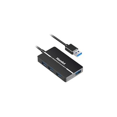 Hamlet HUB USB3.0 SLIM 4P. 5GBPS ALIM.10W Hamlet HUB USB3.0 SLIM 4P. 5GBPS ALIM.10W