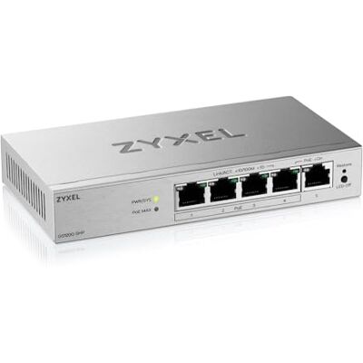Zyxel Switch Ethernet 5 Porte Web-Managed Poe+ GS1200-5HPV3 Zyxel Switch Ethernet 5 Porte Web-Managed Poe+ GS1200-5HPV3
