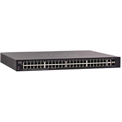 Cisco Systems Smart switch SG250X-48P con 48 porte Gigabit Ethernet + 4 porte 10 Gigabit Ethernet combinate SFP+, PoE di 382 W, protezione limitata a vita (SG250X-48P-K9-EU) Cisco Systems Smart switch SG250X-48P con 48 porte Gigabit Ethernet + 4 porte 10 Gigabit Ethernet combinate SFP+, PoE di 382 W, protezione limitata a vita (SG250X-48P-K9-EU)
