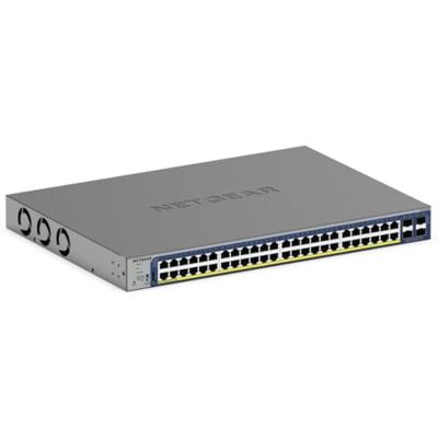 Netgear GS752TXPv3 Switch Ethernet Smart Managed a 48 porte, Switch Gigabit PoE+ Pro montato a rack con 4 porte SFP 10G (380W) Netgear GS752TXPv3 Switch Ethernet Smart Managed a 48 porte, Switch Gigabit PoE+ Pro montato a rack con 4 porte SFP 10G (380W)