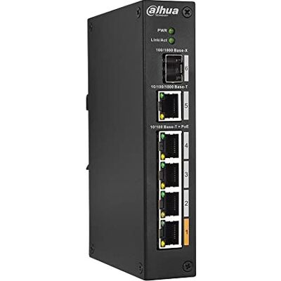 DAHUA PFS3106-4ET-60 SWITCH RANGO TEMP EXTENDIDA HI-POE 4 PUERTOS 10/100 +1 UPLINK GIGABIT +1SFP 60W 802.3AT LAYER 2 DAHUA PFS3106-4ET-60 SWITCH RANGO TEMP EXTENDIDA HI-POE 4 PUERTOS 10/100 +1 UPLINK GIGABIT +1SFP 60W 802.3AT LAYER 2