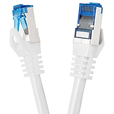 BIGtec Cavo Ethernet CAT 7 Cavo Lan 0,25m Cavo di Rete RJ45 Cavo Patch bianco 0,25 Metri Gigabit POE PC Gaming-Cavo Accessori PS5 compatibile PS4 xBox Switch Ethernet Router Smart TV Box NAS BIGtec Cavo Ethernet CAT 7 Cavo Lan 0,25m Cavo di Rete RJ45 Cavo Patch bianco 0,25 Metri Gigabit POE PC Gaming-Cavo Accessori PS5 compatibile PS4 xBox Switch Ethernet Router Smart TV Box NAS