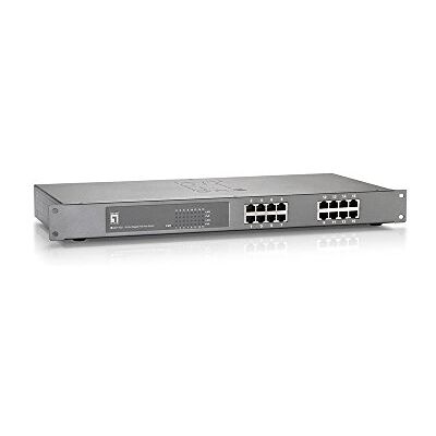 LevelOne Switch PoE Plus Gigabit a 16 porte da 480 W LevelOne Switch PoE Plus Gigabit a 16 porte da 480 W