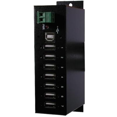 EXSYS EX-1177HMVS Hub USB 2.0 a 7 Porte, Colore: Nero EXSYS EX-1177HMVS Hub USB 2.0 a 7 Porte, Colore: Nero