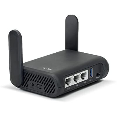 GL.iNet GL-A1300 Slate Plus Router Wi-Fi 5 Tascabile AC1300 Gigabit GL.iNet GL-A1300 Slate Plus Router Wi-Fi 5 Tascabile AC1300 Gigabit