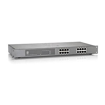LevelOne SWITCH 16X GE GEP-1621 19" 240W 16XPOE+ LevelOne SWITCH 16X GE GEP-1621 19" 240W 16XPOE+