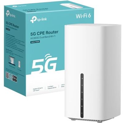 TP-Link Archer NX600 Router 5G con Sim WiFi 6 AX3600 Porta 2.5G Gigabit Per Casa e Ufficio, Inserisci la SIM e Navighi, Plug&Play, EasyMesh, HomeShield, 4K-QAM, Antenne Interne 5G/LTE TP-Link Archer NX600 Router 5G con Sim WiFi 6 AX3600 Porta 2.5G Gigabit Per Casa e Ufficio, Inserisci la SIM e Navighi, Plug&Play, EasyMesh, HomeShield, 4K-QAM, Antenne Interne 5G/LTE