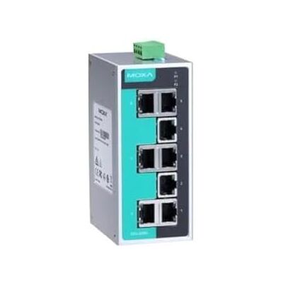 Moxa Switch Ethernet, non gestito, 8 porte, classe 1 Div.2, serie EDS-208A Moxa Switch Ethernet, non gestito, 8 porte, classe 1 Div.2, serie EDS-208A