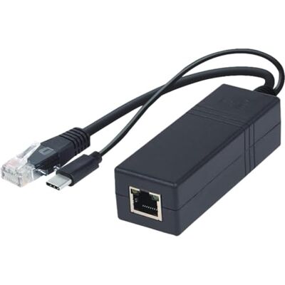 GL.iNet Splitter Gigabit PoE con uscita di tipo C 5V/2,5A nessun adattatore aggiuntivo per risparmiare prese e cavi, ideale per HomeLab GL.iNet Splitter Gigabit PoE con uscita di tipo C 5V/2,5A nessun adattatore aggiuntivo per risparmiare prese e cavi, ideale per HomeLab