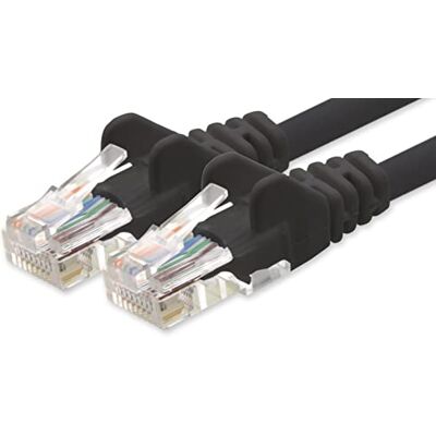 1aTTack.de – Cavo di rete LAN – 0,25m – Gigabit RJ45 – 1 pezzo nero Cavo patch Ethernet per reti Gigabit, collega router, modem, switch, PC e console con connettori RJ45 1aTTack.de – Cavo di rete LAN – 0,25m – Gigabit RJ45 – 1 pezzo nero Cavo patch Ethernet per reti Gigabit, collega router, modem, switch, PC e console con connettori RJ45