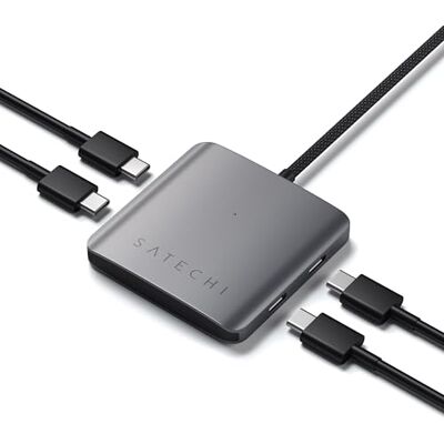 Satechi Hub USB C 4 in 1, PD 100W, 4x USB C 3.2, 10Gbps Satechi Hub USB C 4 in 1, PD 100W, 4x USB C 3.2, 10Gbps