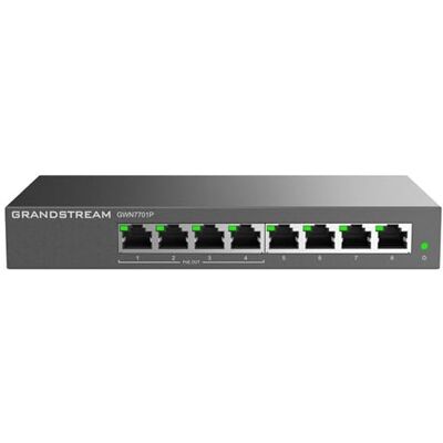 GrandStream GWN7701P Switch non gestito a 8 porte, 4x PoE GrandStream GWN7701P Switch non gestito a 8 porte, 4x PoE