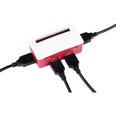 Waveshare USB HUB BOX Kit per Raspberry Pi Zero/Zero W/Zero WH, 4 porte USB Compatibili con USB 2.0/1.1, USB HUB HAT (B) All'interno, con Design Pogo Pin, Superficie Lucida Opaca, Resistente Alla Polvere Waveshare USB HUB BOX Kit per Raspberry Pi Zero/Zero W/Zero WH, 4 porte USB Compatibili con USB 2.0/1.1, USB HUB HAT (B) All'interno, con Design Pogo Pin, Superficie Lucida Opaca, Resistente Alla Polvere