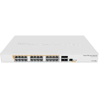Mikrotik CRS328-24P-4S+RM switch di rete Gestito L2/L3 Gigabit Ethernet (10/100/1000) Bianco 1U Supporto Power over Ethernet (PoE) Mikrotik CRS328-24P-4S+RM switch di rete Gestito L2/L3 Gigabit Ethernet (10/100/1000) Bianco 1U Supporto Power over Ethernet (PoE)