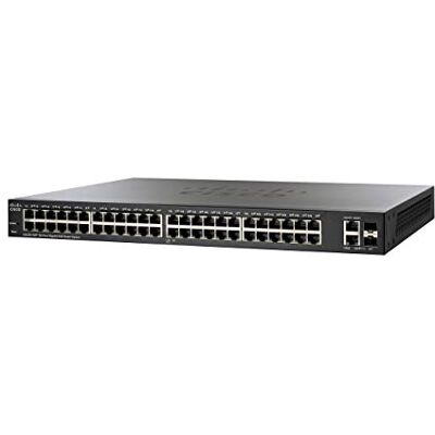 Cisco Systems Smart switch SG220-50P con 50 porte Gigabit Ethernet (GbE) con 2 porte Gigabit Ethernet combinate più PoE di 375 W, protezione limitata a vita (SG220-50P-K9-EU) Cisco Systems Smart switch SG220-50P con 50 porte Gigabit Ethernet (GbE) con 2 porte Gigabit Ethernet combinate più PoE di 375 W, protezione limitata a vita (SG220-50P-K9-EU)