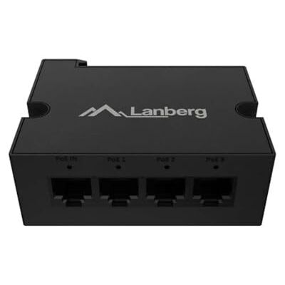 Lanberg Switch DIN-FE4-AT-30W 1xIn 3xOut 100MB PoE Extender Lanberg Switch DIN-FE4-AT-30W 1xIn 3xOut 100MB PoE Extender