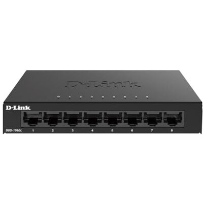 D-Link DGS-108GL - Commutatore di rete a 8 porte D-Link DGS-108GL - Commutatore di rete a 8 porte