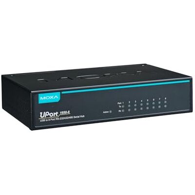 Moxa 8 Port USB-to-Serial Hub, RS-232/422/485 Moxa 8 Port USB-to-Serial Hub, RS-232/422/485