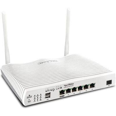 Draytek VIGOR 2866AX WLAN-AC MODEMR. ADSL2+/VDSL2/G.FAM RETAIL Draytek VIGOR 2866AX WLAN-AC MODEMR. ADSL2+/VDSL2/G.FAM RETAIL